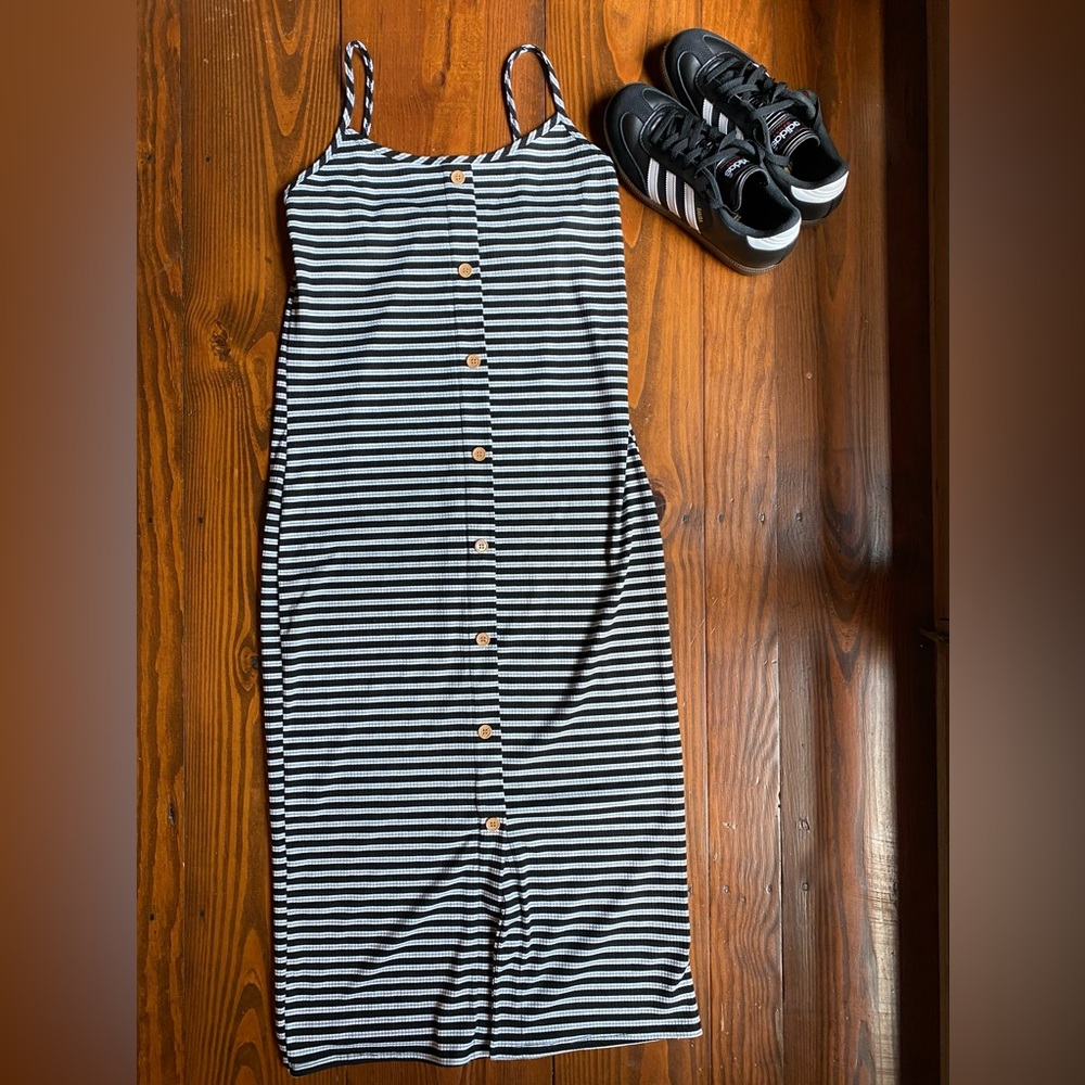 Eye Candy Midi Striped Dress